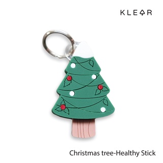 KlearObject Healthy Stick-Christmas tree ที่กดปุ่มอนามัย ที่กดลิฟท์ ATM แท่งกดปุ่มอะคริลิค พวงกุญแจ ต้นคริสต์มาส : K513