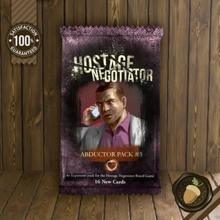 Hostage Negotiator: Abductor Pack #3 บอร์ดเกม คู่มือภาษาอังกฤษ (Boardgame บอร์ดเกม การ์ดเกม เกม)