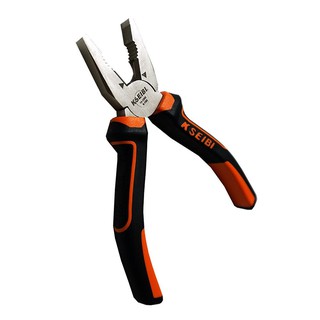 pliers 6" KSEIBI LINESMAN PLIER PLASTIC GRIP Hand tools Hardware hand tools คีม คีมปากจระเข้ ด้ามพลาสติก KSEIBI 6 นิ้ว เ