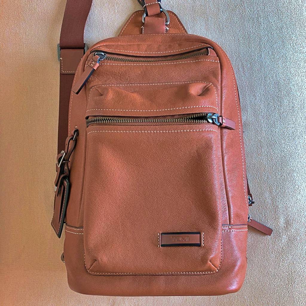 TUMI Dolores Leather Sling Bag