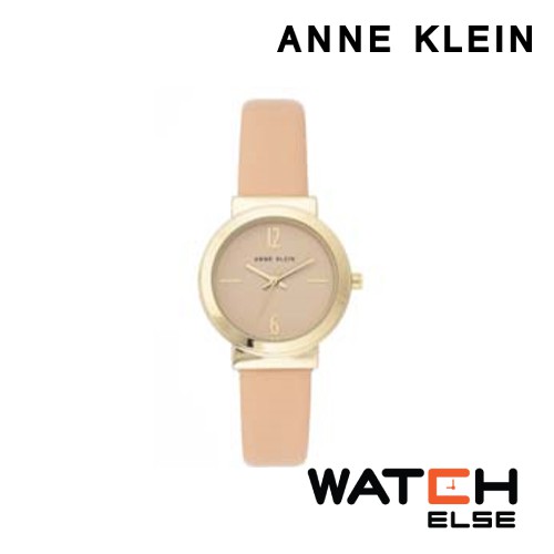 Anne Klein AK-AK-3098BHBH นาฬิกาข้อมือผู้หญิง สายหนัง สีน้ำตาล