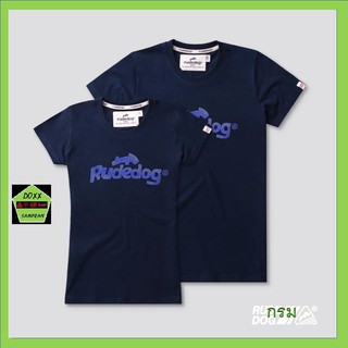 Rudedog เสื้อคอกลม ชาย หญิง รุ่น Logo21 สีกรม