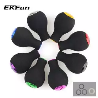 EKFan 1Pcs EVA ตกปลารอกจับลูกบิดสําหรับแบริ่ง 7*4*2.5 มม.ตกปลาอุปกรณ์เสริมเหยื่อหล่อปั่นชิ้นส่วนรอกตกปลา