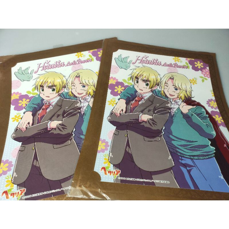 Poster กระดาษ Hetalia Axis Powers  ตำหนิมีรอยยับตามรูป(21×29.7)