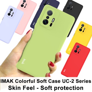 imak Xiaomi Mi 11T / Mi 11T Pro เคสโทรศัพท์ซิลิโคน Tpu แบบนิ่มสีงกันรอยสําหรับ Full Protection Antiskid Shockproof