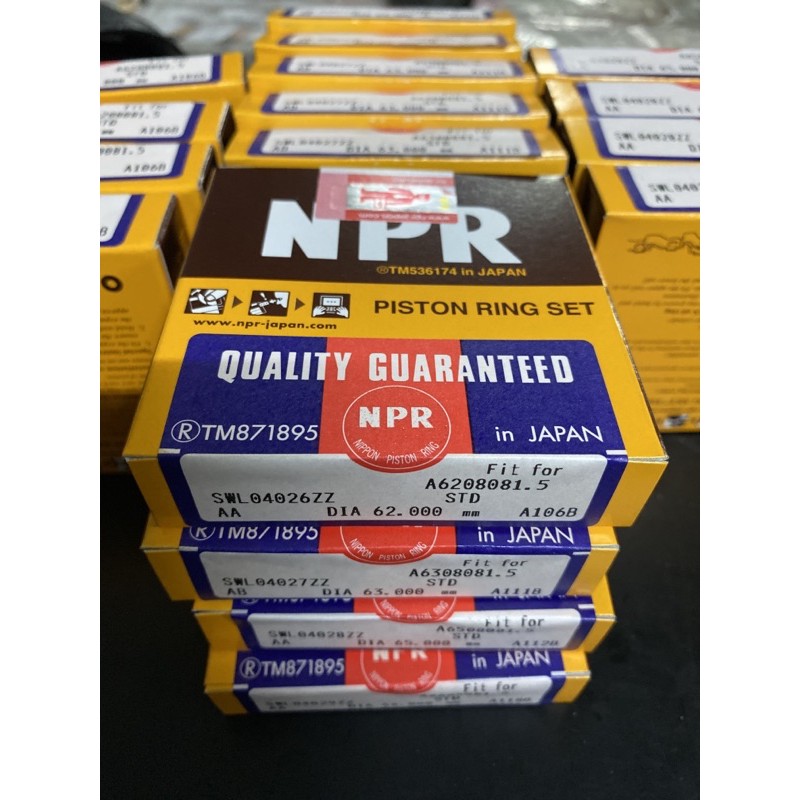 LC135 LC 4S 5S Y15 FZ150 Y15ZR RS150 NVX155 แหวนแข่ง 62 มม. 63 มม. 65 มม.66 มม. NPR JAPAN PISTON ชุด