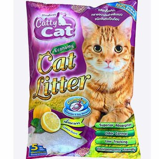 ทรายแมว Catty cat  สูตรธรรมชาติ 5 ลิตร