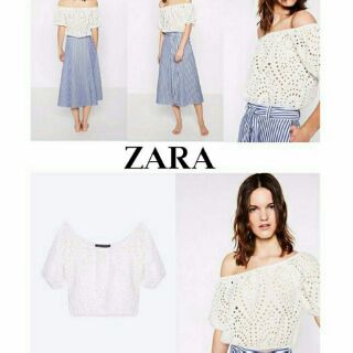 แท้100% ZARA เสื้อปาดไหล่