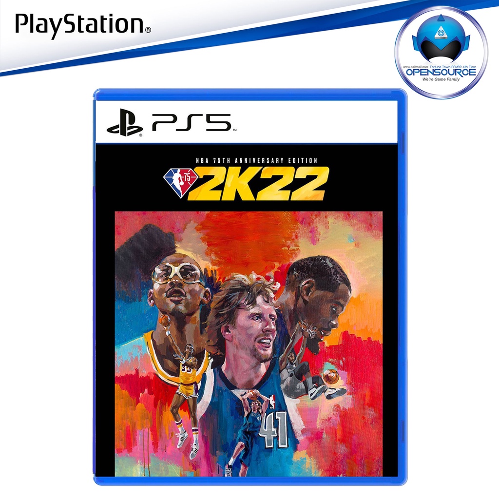 [พร้อมส่งเก็บสะสม]Playstation:NBA 2K22 75th Anniversary Edition (ASIA En/Ch/Kr) แผ่นเกมสำหรับ PS4 & 