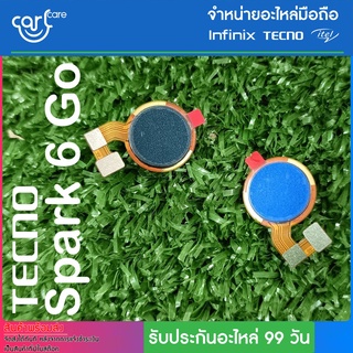 สายแพรสแกนลายนิ้วมือ อะไหล่แท้ ของ Tecno Spark 6 Go ประกันศูนย์ไทย 3 เดือน