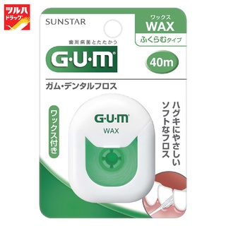 GUM DENTAL FLOSS EXPANDING 40M WAX / กัม เดนทัล ฟรอส 40 ม.