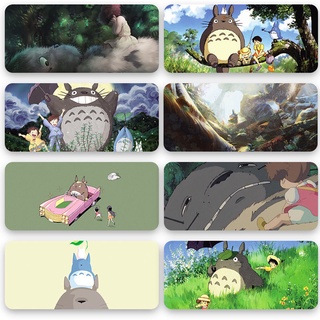 Qiqijia แผ่นรองเมาส์ คีย์บอร์ด ขนาดใหญ่ ลายการ์ตูนอนิเมะ My Neighbor Totoro สําหรับหอพัก คาเฟ่ #1
