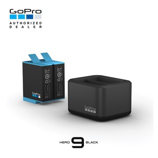 [Accesories]GoPro Dual Battery Charger HERO9, 10 Black ที่ชาร์จแบตเตอรี่แบบคู่ มีไฟแสดงสถานะการชาร์จ และมีแบตเตอรี่ให้อี