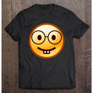 เสื้อยืด ลายหน้ายิ้ม Nerd Emoji ตลก