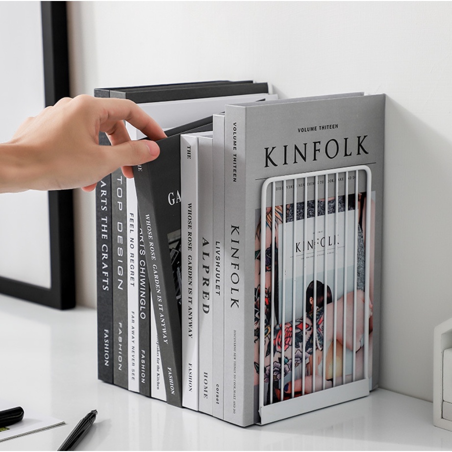 [ราคา 1 คู่ ] ฉากกั้นหนังสือ จัดระเบียบ 10 ลาย
