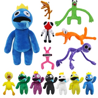 ของเล่นตุ๊กตา Roblox Rainbow Friends ขนาด 30 ซม. สีฟ้า เขียว น้ําตาล สําหรับเด็ก ตกแต่งบ้าน