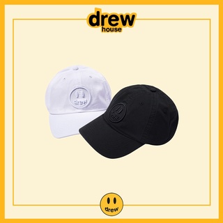 Drew House mascot dad hat black หมวกเบสบอล สีดำ โลโก้นูน ลายปัก ตัวหนังสือ