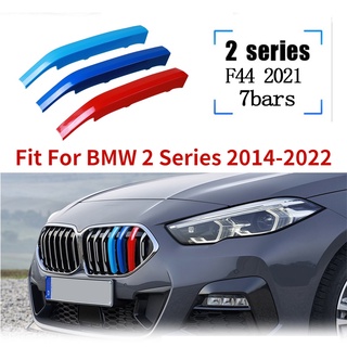 กระจังหน้ารถยนต์  grille 3 ชิ้นสําหรับ  / 3pcs Car Racing Grille Strip Trim Clip For BMW F22 F44 F45 F23 F46 Series 2 2014-2021