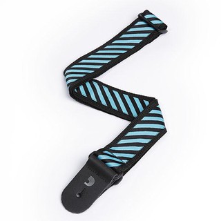 Planet Waves Polypropylene Strap with Jaquard Stripe - Blue รุ่น 50SJP01