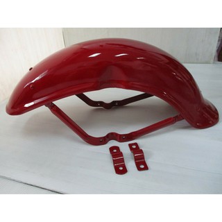 HONDA DAX CT70 S50 ST70 FRONT FENDER // "RED" PAINT // บังโคลนหน้า เหล็กชุบแดง  สินค้าคุณภาพดี