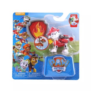 Paw Patrol ชุดของเล่นวันเกิดของขวัญสุนัขลาดตระเวนของเล่นการ์ตูนตัวละครชุดลูกสุนัขไล่ Marshall Ryder