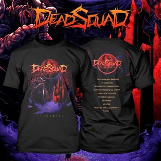 เสื้อยืดผู้ชาย เสื้อยืด พิมพ์ลาย Catharsis DEADSQUAD S-5XL