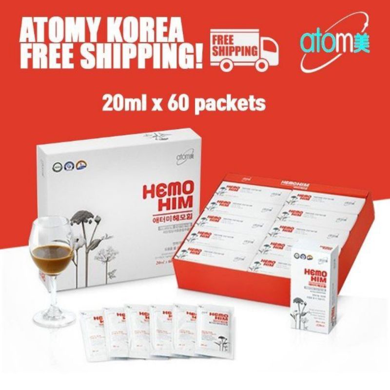 [อะโทมี่] อาหารเสริมระบบภูมิคุ้มกัน HemoHIM 20ml X 60ea