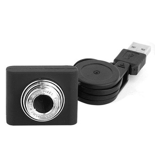 Cre กล้องเว็บแคม USB โฟกัสแมนนวล พร้อมไมโครโฟนในตัว แบบพกพา สําหรับคอมพิวเตอร์ แล็ปท็อป #1