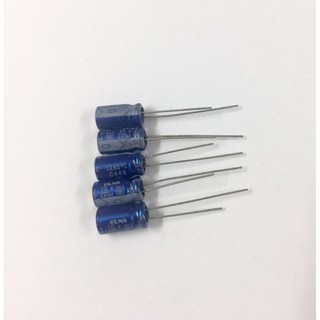 20ชิ้น 220UF 10V 85’c ขนาด 6x12mm. ELNA คุณภาพเต็ม100% อะไหล่อิเล็กทรอนิกส์