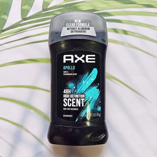 ผลิตภัณฑ์ระงับกลิ่นกาย โรลออนสติ๊ก สำหรับผู้ชาย Apollo 48H Sage &amp; Cedarwood Deodorant Stick 85 g (Axe®)