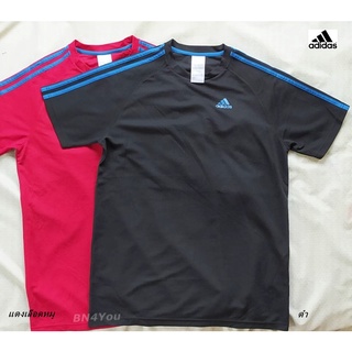 เสื้อกีฬา วิ่ง แถบThree Stripes ผ้า CLIMALITE ไซส์ 40( สภาพเหมือนใหม่ ไม่ผ่านการใช้งาน มี 2 สี)