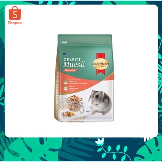 Zelect Muesli SmartHeart gold อาหารหนูแฮมสเตอร์ อาหารแฮมเตอร์ อาหารหนูแกสบี้ 500ก.