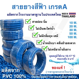 สายยางเด้ง 6หุน (3/4) เมตรละ 22฿ เกรดA เม็ดPCVแท้ 💯%