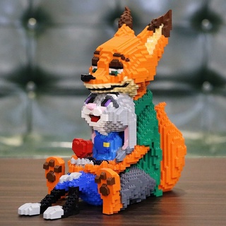 เลโก้นาโน Size Jumbo Zootopia LP200569 Nick&amp;Judy 4600 pcs