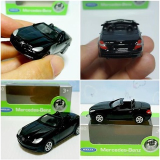 โมเดลรถเบ๊นซ์ Mercedes Benz 350 ; BMW Z8 เปิดประทุน - สีดำ Scale:1:60 โมเดลรถเหล็ก รถโมเดล งานลิขสิทธิ์แท้ จาก Welly