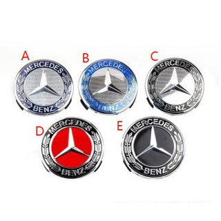 4 ชิ้น mercedes benz w 204 w 211 ชุดอุปกรณ์เสริมสําหรับติดล้อรถยนต์ 75 มม.