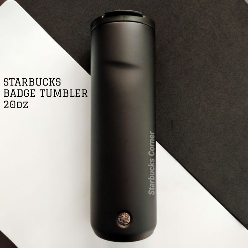 Starbucks® Matte Black with Siren Badge Tumbler (20oz/591ml) Shopee