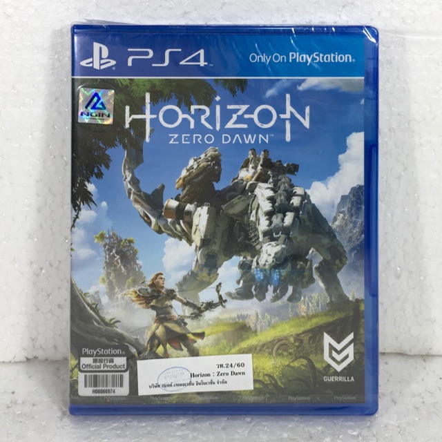 แผ่นเกม Horizon Zero Dawn PS4 มือสอง สภาพดี กรีดซีน ALL ZONE