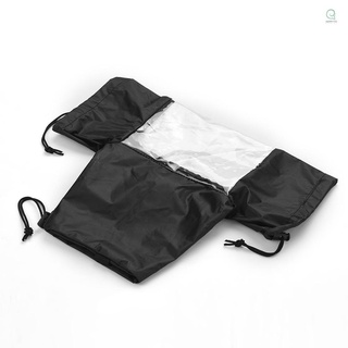 Andoer Standard Camera Waterproof Rain Cover Sleeve Protector Raincoat for Canon Nikon Sony DSLR Cameras Black