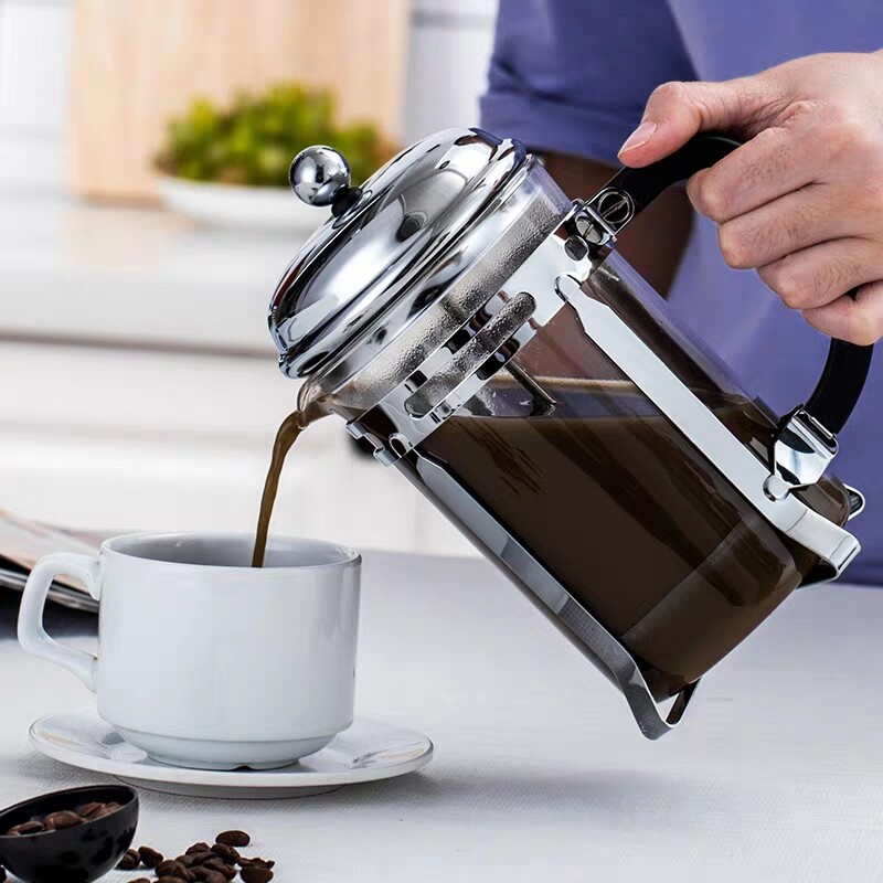 French Press กาชงกาแฟ เครื่องชงชากาแฟสแตนเลส 350-600-850ml.