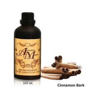 Aroma&amp;More  Cinnamon Bark Essential Oil CO2 น้ำมันหอมระเหยซินนามอน บาร์ค CO2- 100%( อบเชย), Indonesia 100ML