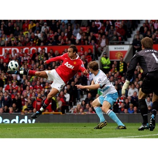 โปสเตอร์ Berbatov ดีมีตาร์ เบอร์บาตอฟ Manchester United MUFC แมนเชสเตอร์ยูไนเต็ด แมนยู Poster รูปภาพ Red Devils ฟุตบอล