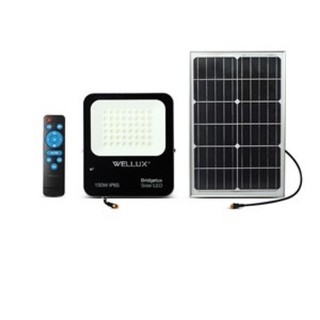 WELLUX (เวลลักซ์) ชุด LED SOLAR FLOOD LIGHT 150W เดย์ไลท์