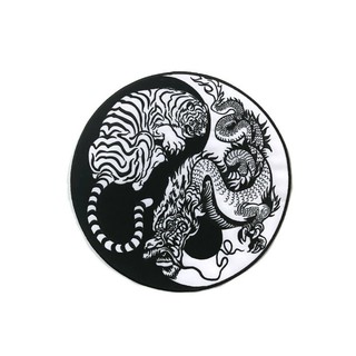 อาร์ม ตัวรีดติดเสื้อ ลาย Yin Yang Dragon &amp; Tiger