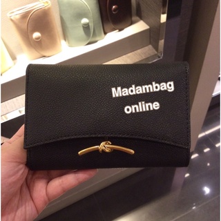 Charles Keith Zip Huxley Metallic Front Flap Wallet กระเป๋าสตางค์ ขนาดกลาง แท้จากช็อป