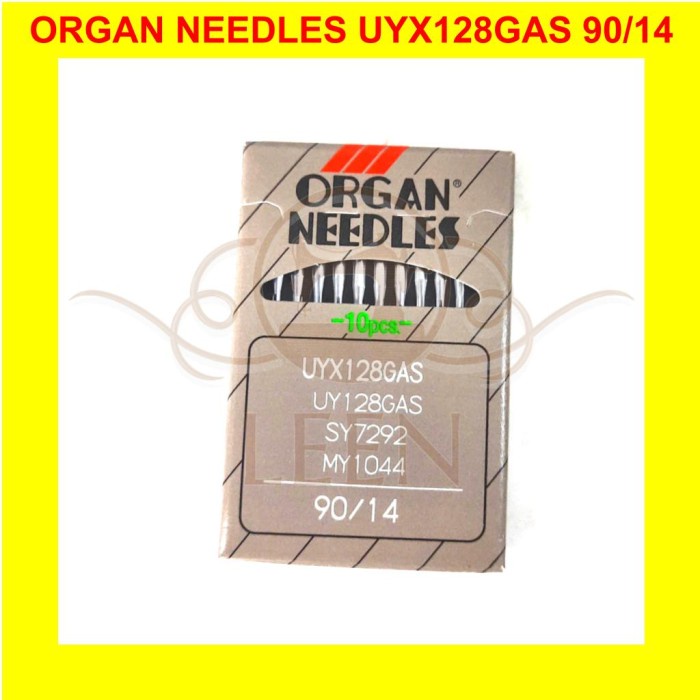 เข็มออร์แกน UYx128 14 เข็มญี่ปุ่น UY x 128 Overdeck Kam LEEN เย็บ