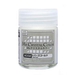 XC-02 MR.CRYSTAL COLOR 18ml. MR.CRYSTAL TOPAZ GOLD