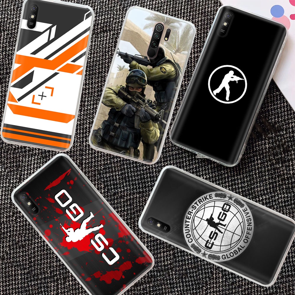 ฝาครอบโปร่งใสสําหรับRealme 10 Pro Plus 9 C30S C35 C55 Soft Case BTY-170 Counter-Strike CSGO