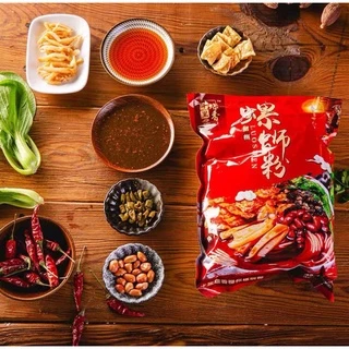 บะหมี่หลัวซือเฟิ่น十里螺香螺蛳粉 ต้นตำรับกวางชี ชุดปรุงก๋วยเตี๋ยว พร้อมเครื่องปรุงในซอง（螺蛳粉）ซองแดง 300กรัม