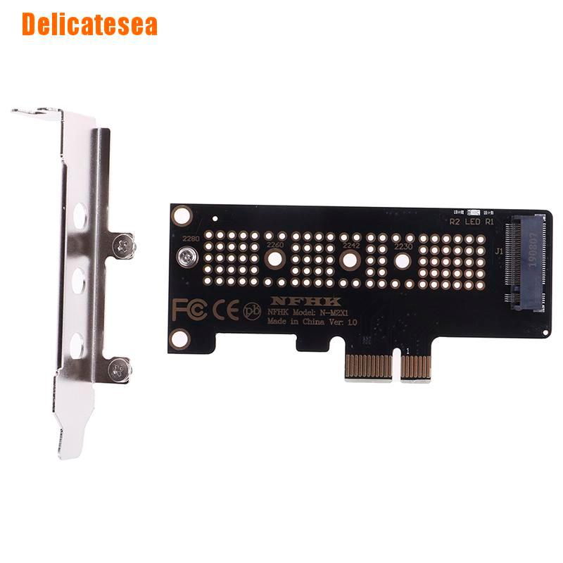 อะแดปเตอร์การ์ด Nvme Pcie M 2 Ngff Ssd To Pcie X1 To M . 2 พร้อม